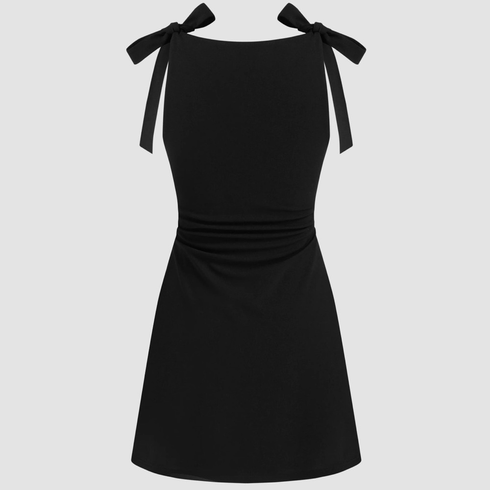 Cider Square Neck tie dress